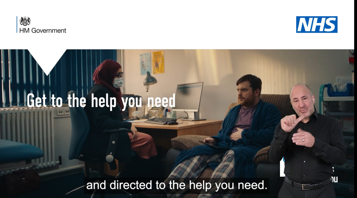 BSL Social Versions Of TV Ad With Copy | NHS 111 2023/24 | Campaign ...