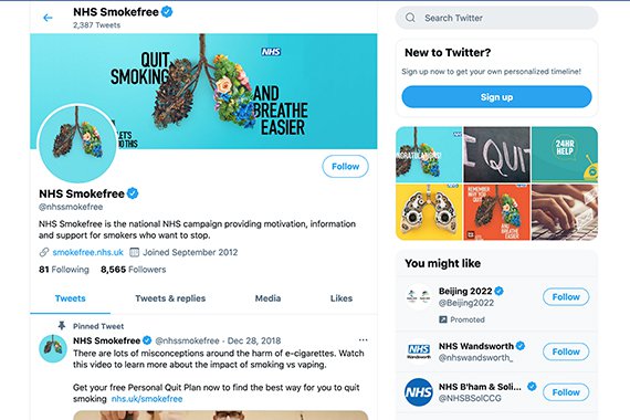 Set up a Twitter presence | Campaign planning | Campaign Resource Centre