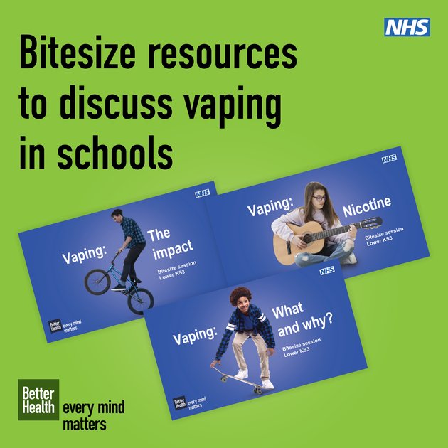 Schools Vaping Social Media Toolkit | Better Health Every Mind Matters ...