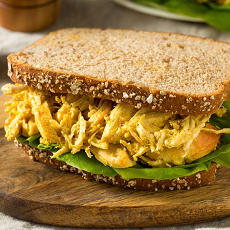 Spicy chicken and salad sandwich - Recipes - Healthier Families - NHS