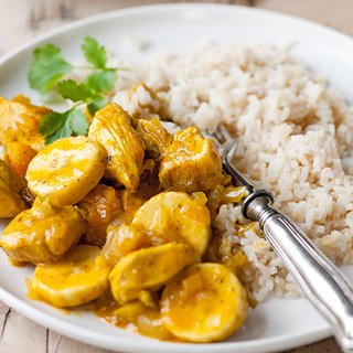 Chicken and banana korma - Recipes - Healthier Families - NHS