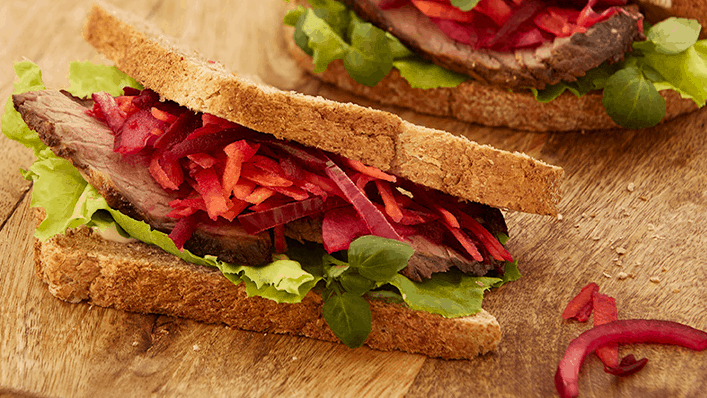 Roast beef sandwiches - Recipes - Healthier Families - NHS