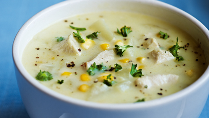 Chunky Chicken And Sweetcorn Soup Recipes Healthier Families NHS