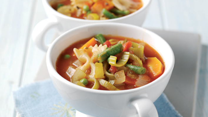 Classic vegetable soup - Recipes - Healthier Families - NHS