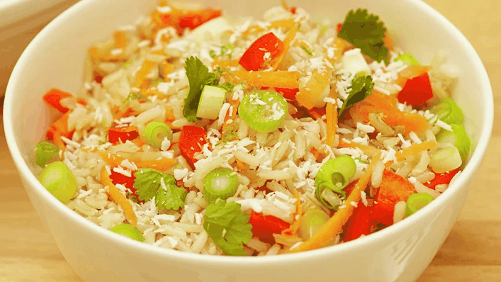 Coconut rice salad - Recipes - Healthier Families - NHS
