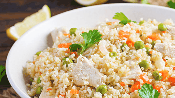 Couscous with chicken and peas - Recipes - Healthier Families - NHS