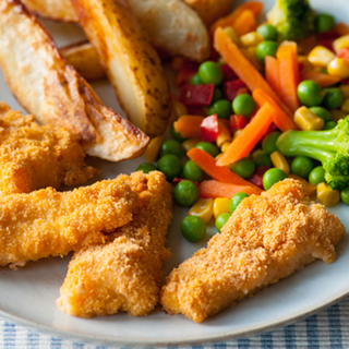 Homemade fish fingers with sweet potato wedges- Recipes - Healthier  Families - NHS