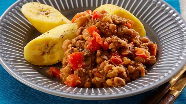 Ewa oloyin honey beans with plantain - Recipes - Healthier Families - NHS
