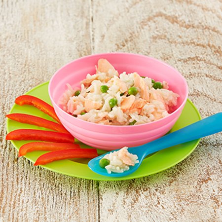 Fish risotto with red pepper sticks - Weaning recipes - Start for Life ...