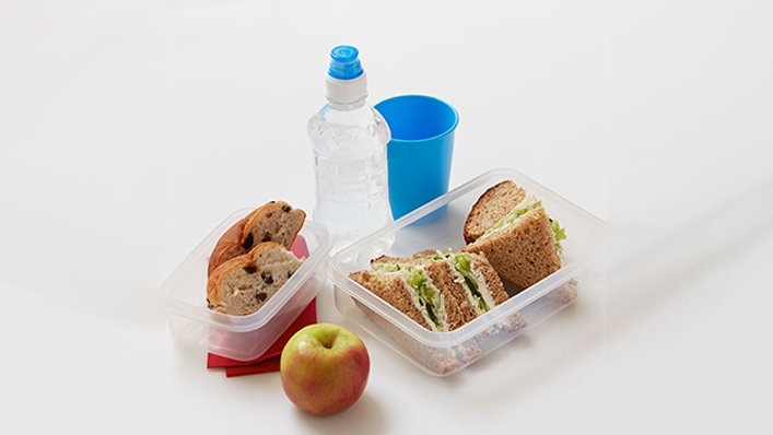 Soft cheese and salad sandwich - Lunchbox recipes - Healthier Families - NHS