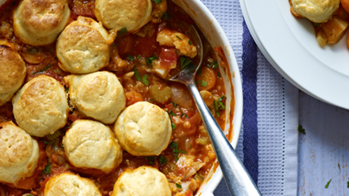 Vegetable & Lentil Cobbler - Recipes - Healthier Families - NHS