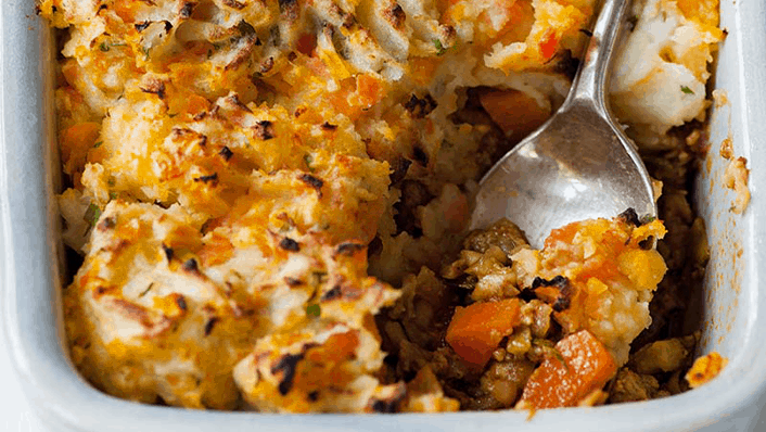 Meat-free cottage pie - Recipes - Healthier Families - NHS