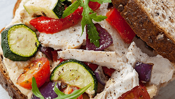Mixed Mediterranean vegetable sandwiches - Recipes - Healthier Families - NHS