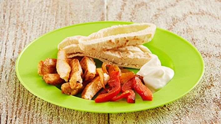 Mex chicken with pitta bread - Weaning recipes - Start for Life - NHS