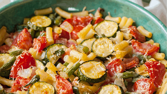 Pasta ratatouille bake - Recipes - Healthier Families - NHS