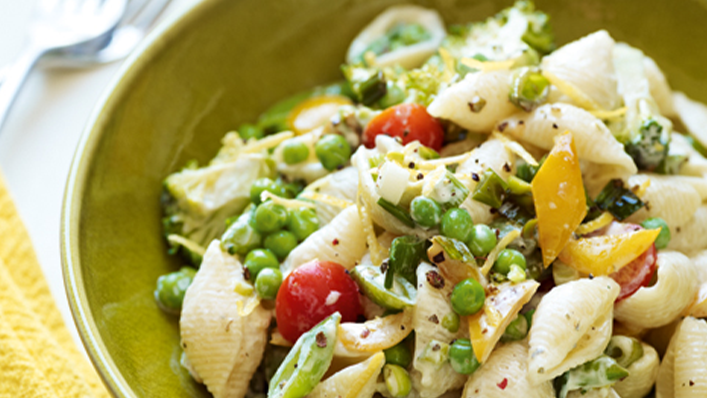 Herby pasta with veg - Recipes - Healthier Families - NHS