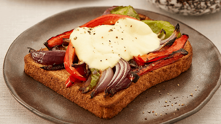 Pepper and onion cheese melts - Recipes - Healthier Families - NHS