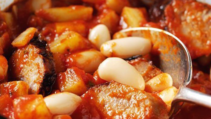 Sausage and bean stew - Recipes - Healthier Families - NHS