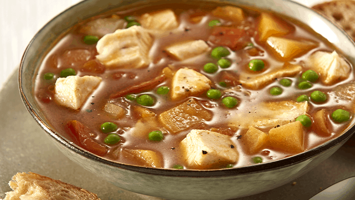 Spiced chicken and vegetable soup - Recipes - Healthier Families - NHS