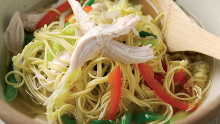 Fast chicken noodle soup - Recipes - Healthier Families - NHS