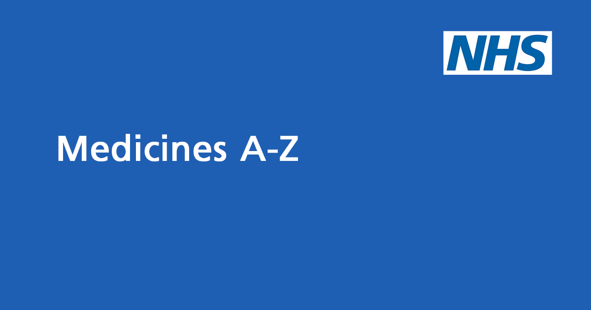 Medicines A Z Nhs