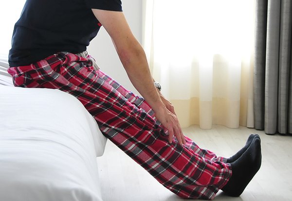 Seated hamstring stretch