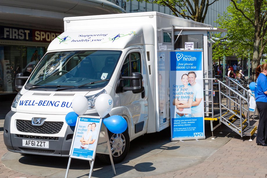 Mobile health check unit