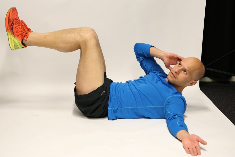 Oblique crunches