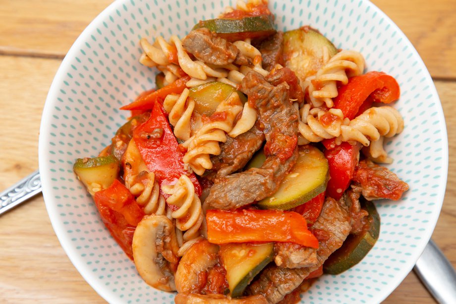 Beef pasta