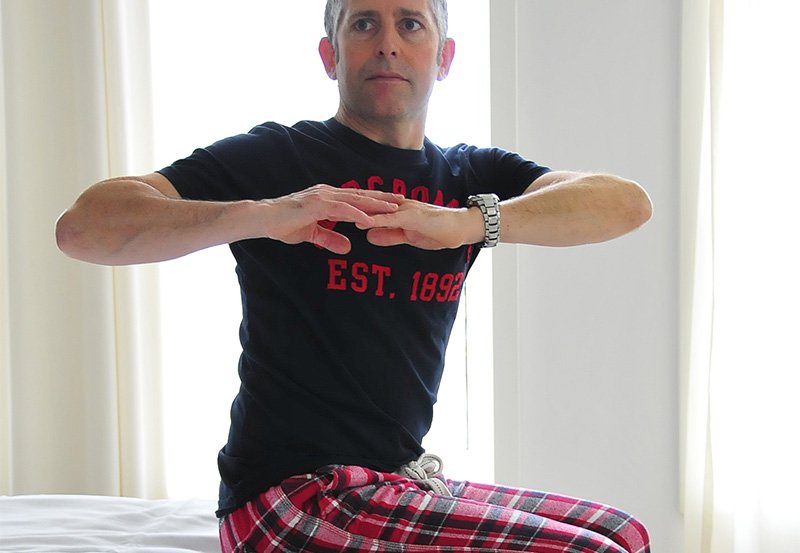 Trunk rotation stretch