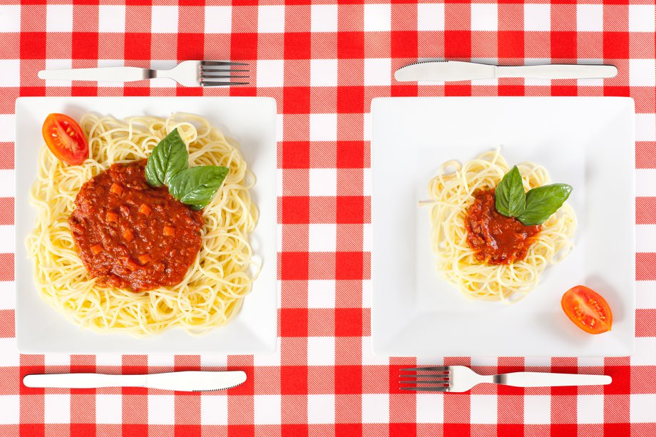 Vegetable Portion Size Chart